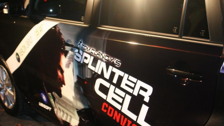 Ubisoft Splinter Cell Launch - car