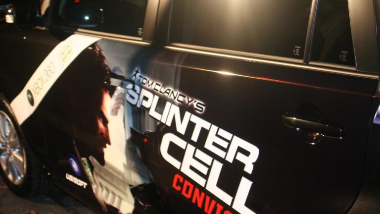 Ubisoft Splinter Cell Launch - car