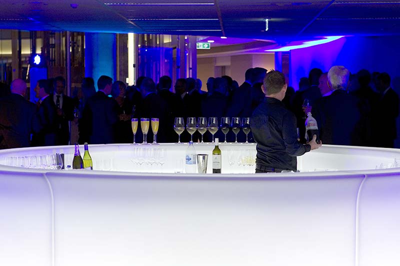 1 Bligh St opening - full circle glow bar